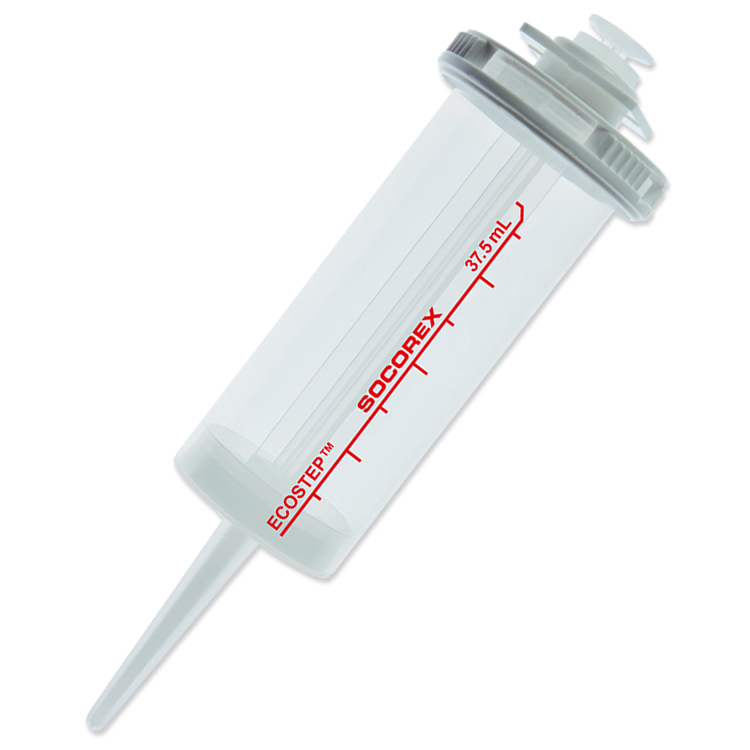 Socorex Ecostep syringe 37.5ml red