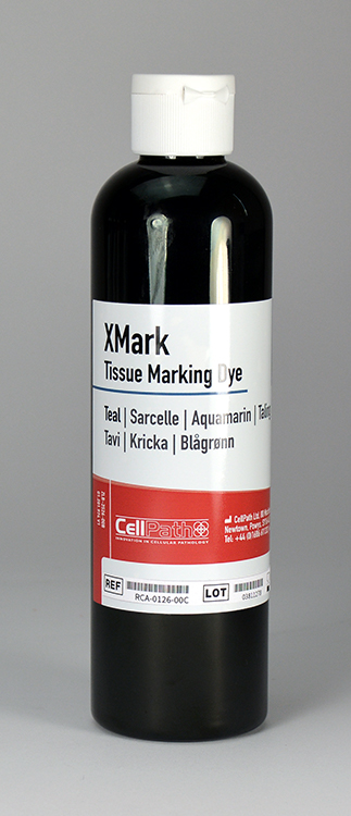 Tissue marking dye - blauw/groen (teal) 250 ml, Cellpath