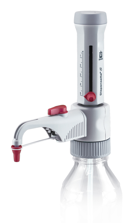 Dispensette S, analog-adjustable, 0.5-5ml, with recirculation valve Brand