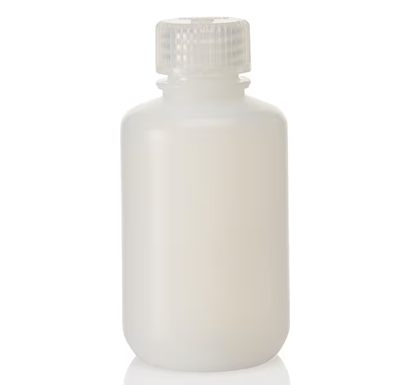 Bottle round small neck LDPE 125ml + screw cap PP Nalgene