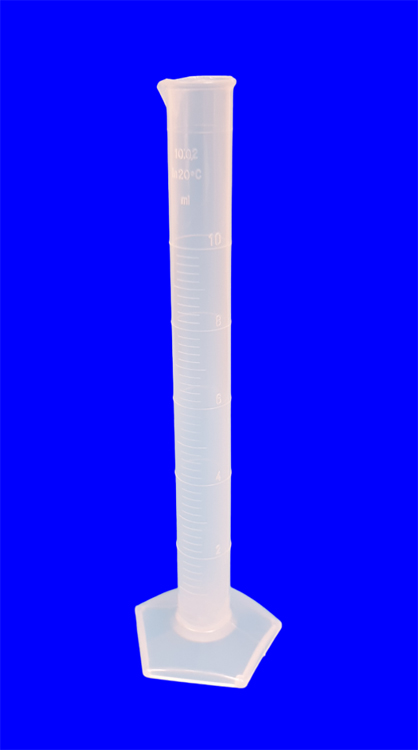 Measuring cylinder graduated PP.10ml, Kartell