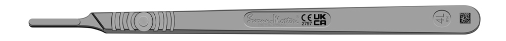 Surgical stainless handle 4L-21cm, Swann-Morton