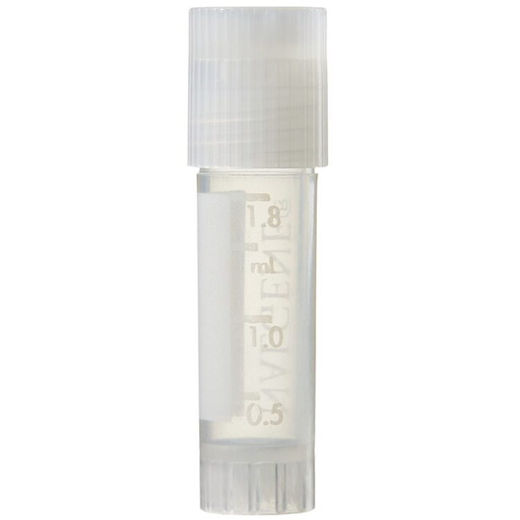 Cryovial Nalgene 2ml, 13.5x48mm, + gradué, stérile