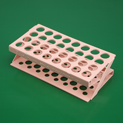 Rack ABS for 32 tubes diam.21mm pink