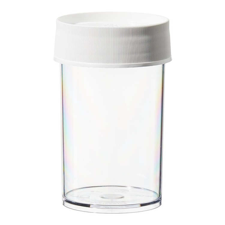 Pot 250ml transparent pc + bouchon blanc plp Nalgene