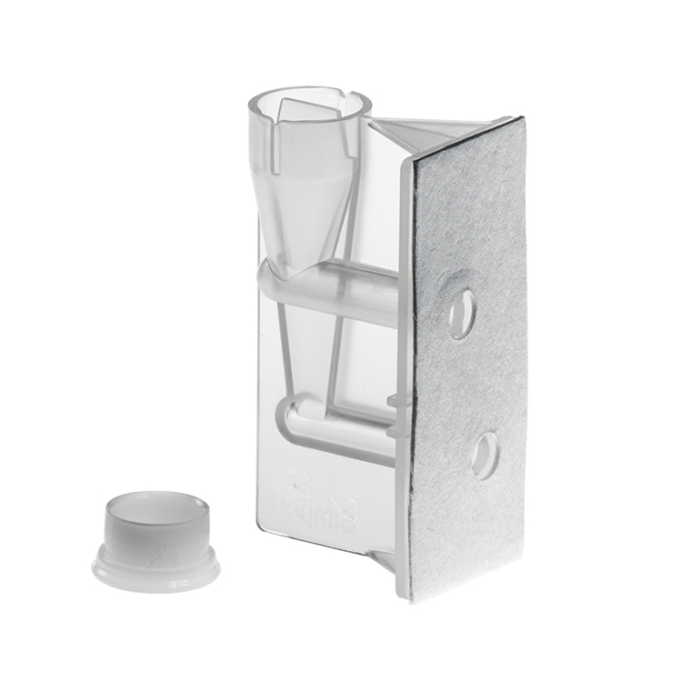 Cytosep double funnel met witte filter & cap, Simport