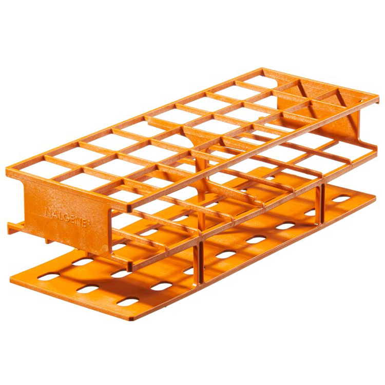 Unwire rack for 24 tubes diam.30mm orange, Nalgene