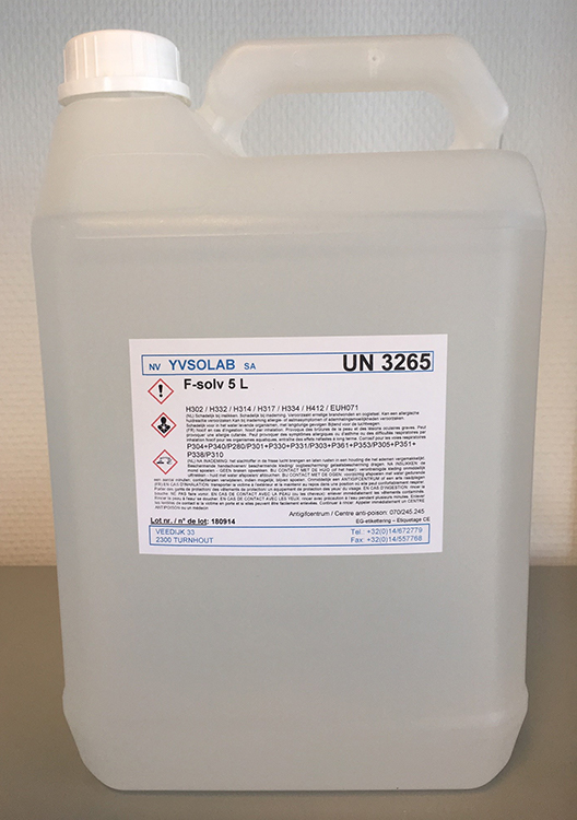 F-solv, 5L, 100% formaldehyde-vrij, gebufferd