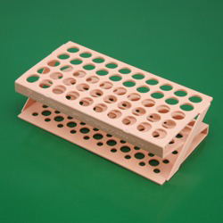 Rack ABS for 50 tubes diam.17mm pink