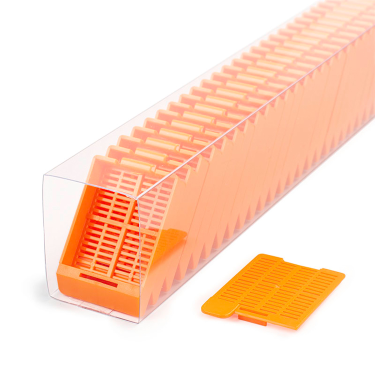 Swingsette quickload embedding cassette +cap orange non assembled, Simport