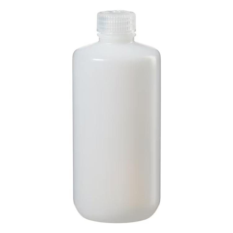 Bottle round small neck LDPE 500ml + screw cap PP Nalgene