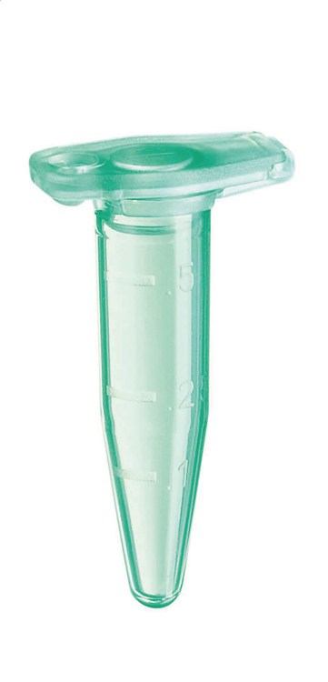 Cup Eppendorf original 0.5ml safe lock vert, Eppendorf