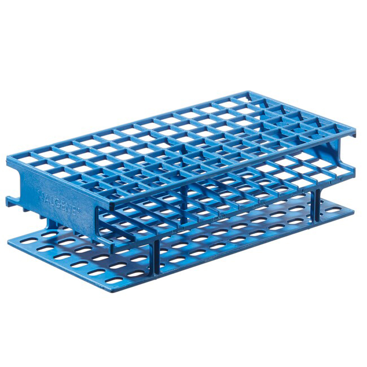 Unwire rack for 72 tubes diam.13mm blue, Nalgene