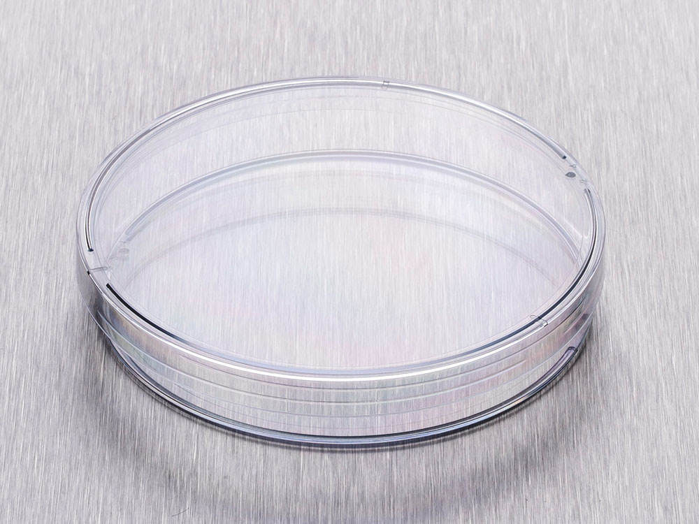 Petri dish diameter 90mm 3 vents, high model, aseptic, eco package, Gosselin