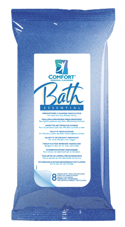 Comfort Bath perfumed wash cloths, 8-pack, Medica