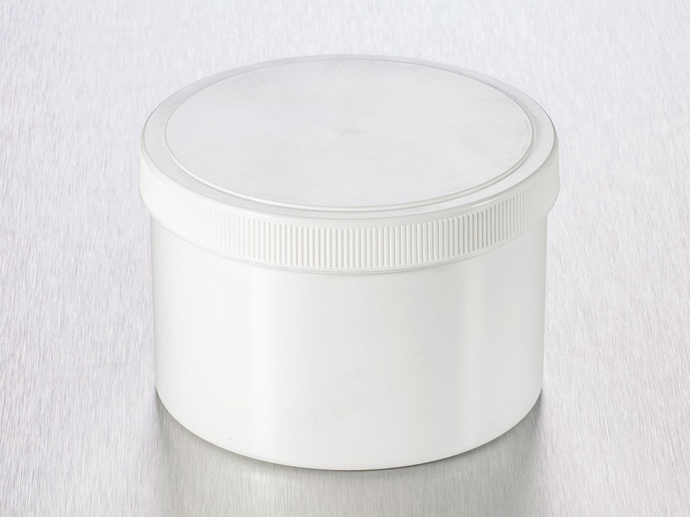 Container 500ml white plp, wide opening diameter 101mm, Gosselin