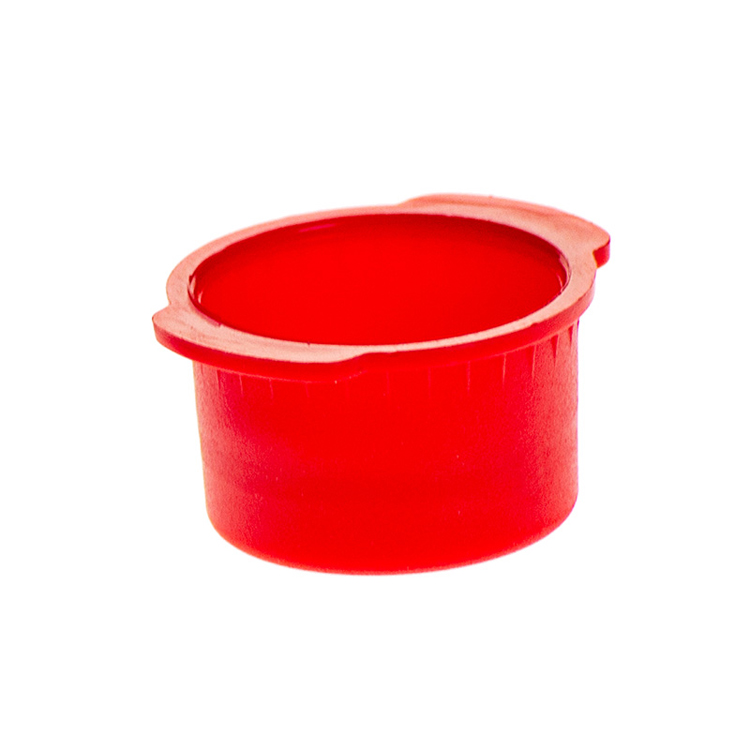 Overliggende drukstop, diameter 13mm Vacucap rood, Simport