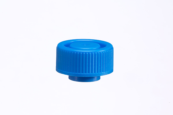 Screw cap for transport tube 30 x 126mm, HDPE, blue, Bottger