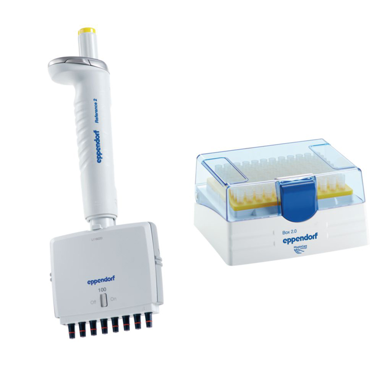 Eppendorf Reference 2 pipet 8-canals 10-100ul