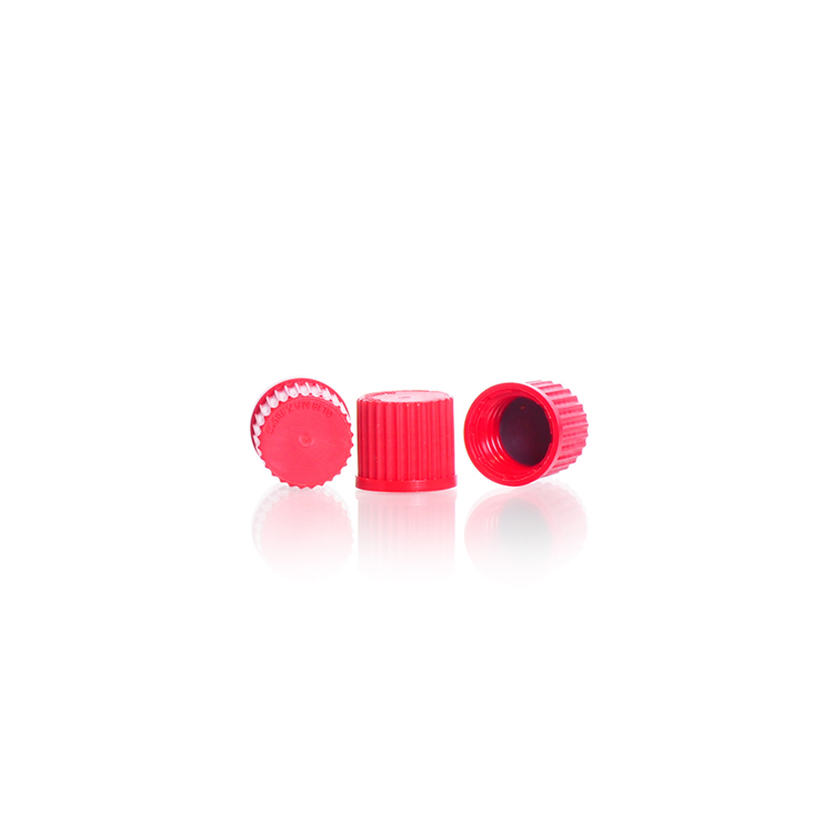 Screw cap PBT, GL 18, red, Duran