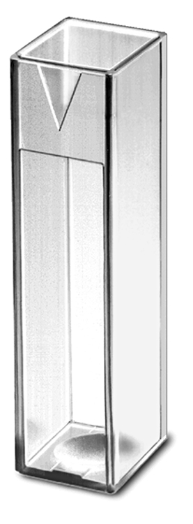 UV-cuvette, macro, volume 2,5ml, Brand