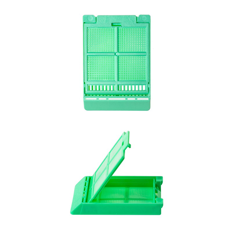 Micromesh biopsy 1 compartiment + cap green, Simport