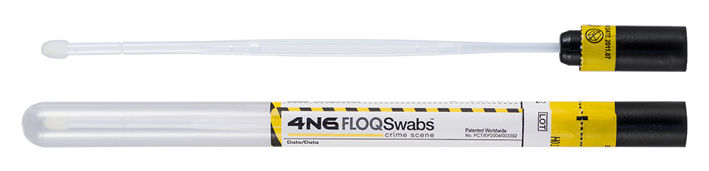 4N6FLOQSwabs™regular size tip, antimicrobial action, divisible shaft, in 174,5mm long dry tube, Copan