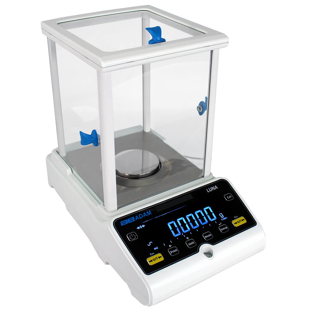 Balance Luna lab analytical, 80g internal calibration 0.0001g, pan size diam.80mm