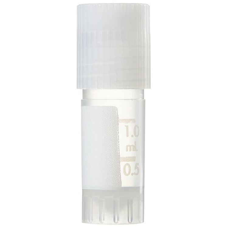 Cryovial Nalgene 1.2ml, 13.5x38mm, + graduatie, steriel