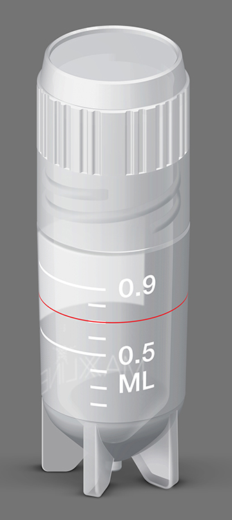 Cryobuis Redline 1ml, voor in 10x10 cryobox, steriel, gegradueerd. met schrijfzone , Rnase-Dnase vrij, economisc