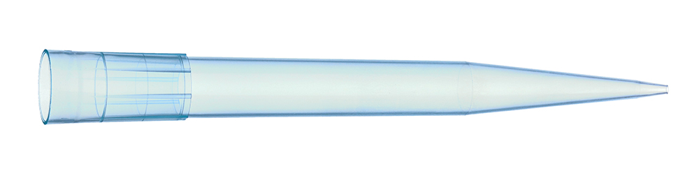 Qualitix 1000ul tip blue, 6x96, bevel point, graduated, Socorex