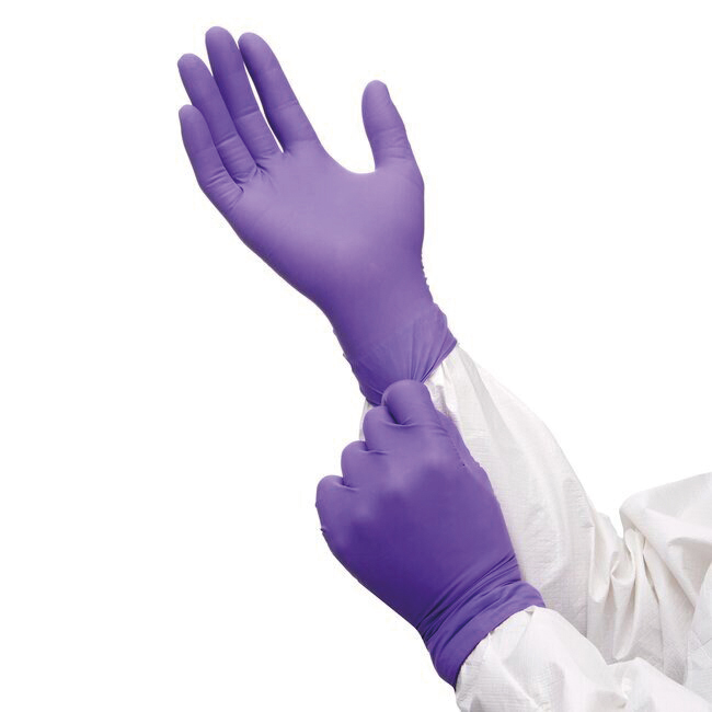 Safeskin purple nitrile glove x-large