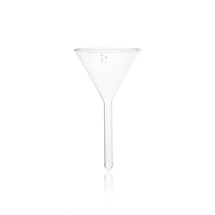 Funnel with short stem diameter 120mm Duran