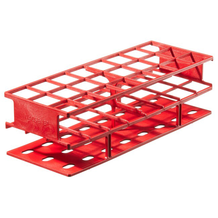 Unwire rack for 24 tubes diam.30mm red, Nalgene