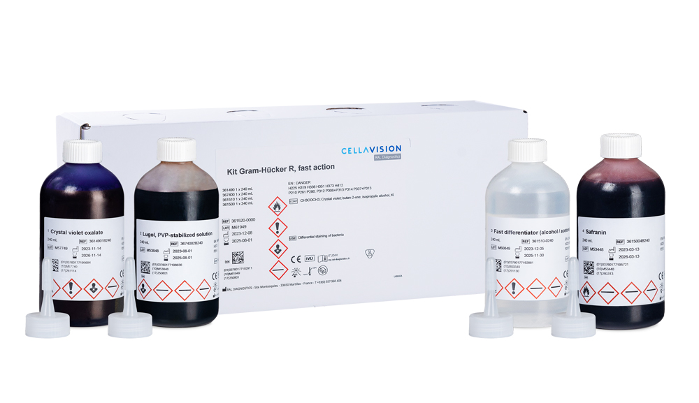 Kit Gram-Hücker R fast action, Ral diagnostics