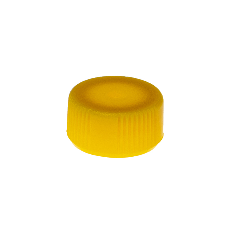 Flat cap with O-ring yellow Simport