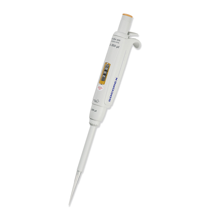 Socorex micropipet Acura 825 digital 20-200ul