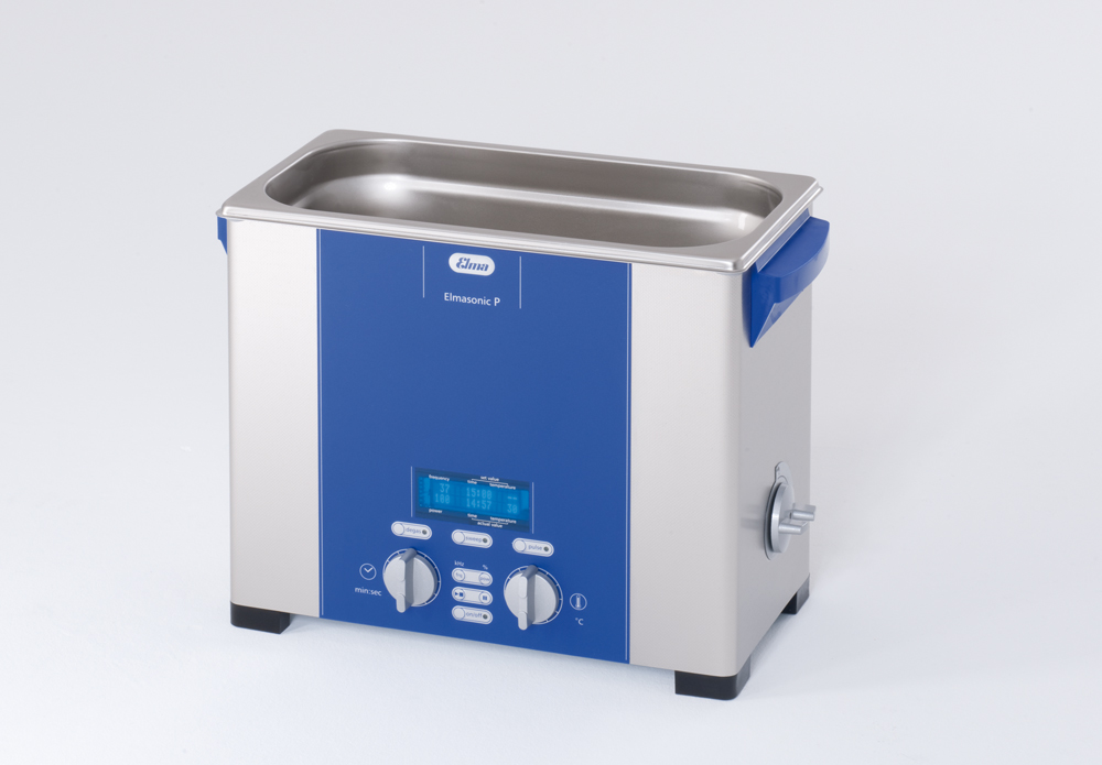 Bain-marie à ultrasons Elmasonic P 60H, 580W, 365x186x271mm,  220 - 240 V, avec drainage