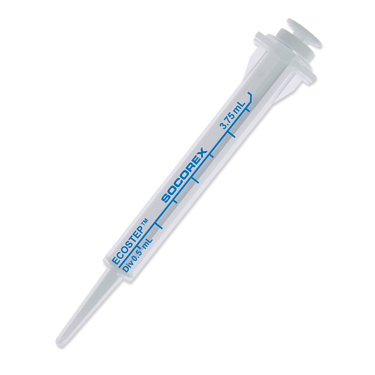 Socorex Ecostep syringe 3.75ml blue  single packed sterile