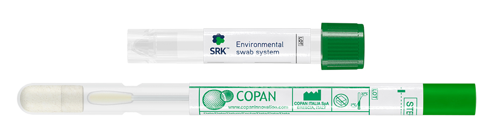 SRK pharma, tube met SRK solution 1ml + venturi-shaped tube met premoist solution 1ml + FLOQswab, triple package, Copan