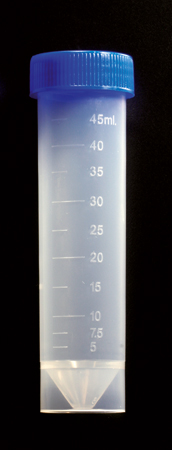 Buis 50ml plp conisch met rokje, schroefstop aseptisch Deltalab