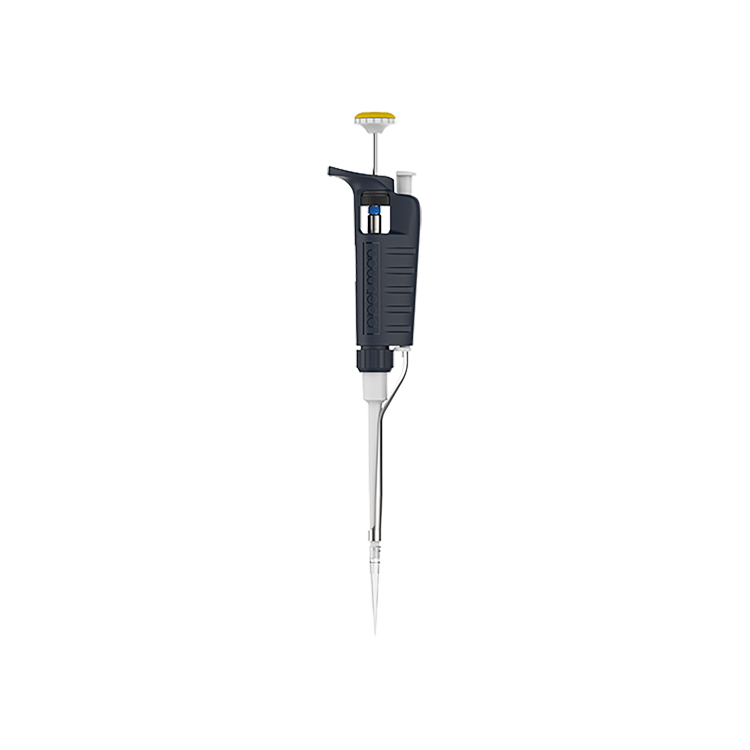 Pipetman G, P200G, stainless steel ejector, volume 20-200µl, colour code yellow, Gilson