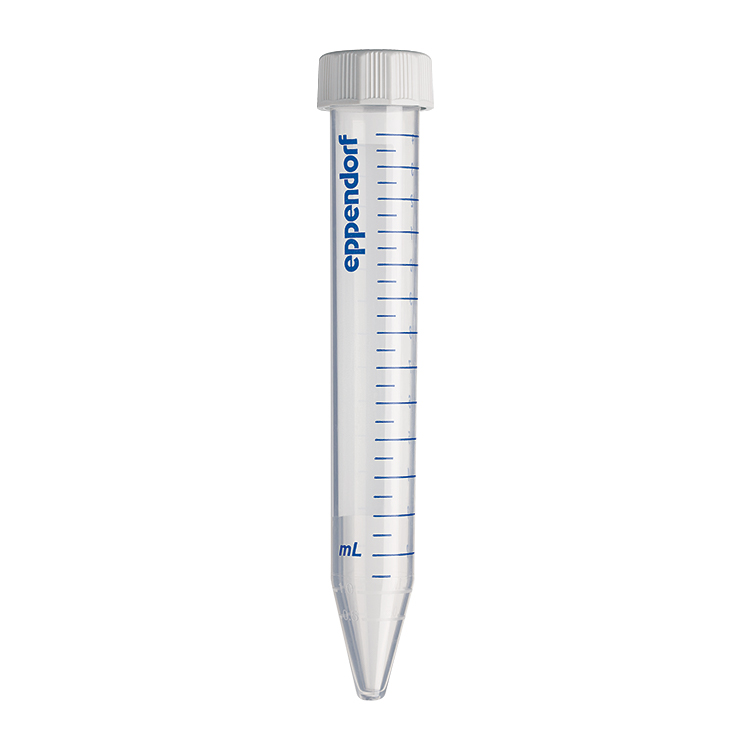 Tube 15ml plp conique, avec bouchon à vis,  gradué, stérile Eppendorf