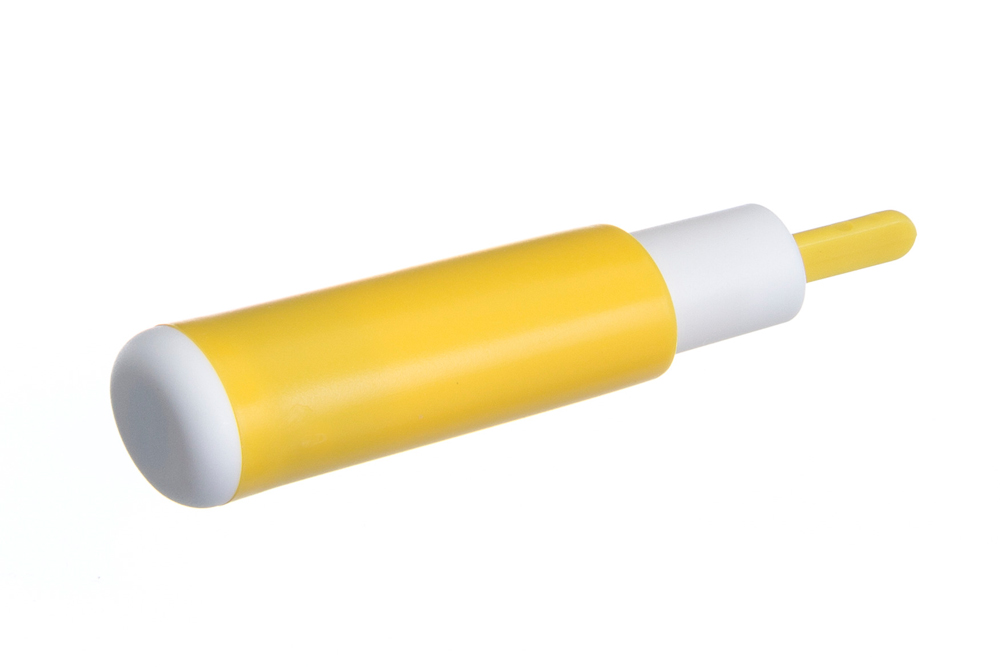 Vacuette MiniCollect Lancelino Safety Lancet avec coûteau 0.8mm, profondeur de piqûre 2mm, jaune, stérile, Greiner