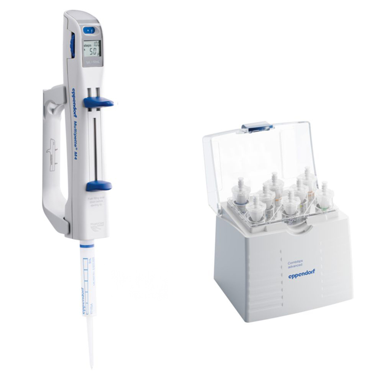 Eppendorf Multipette Starter Kit M4 (+ combitip assortiment pack 1µl - 10ml)