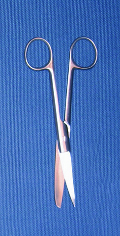 Cissors curved sharp-rounded ends 16cm