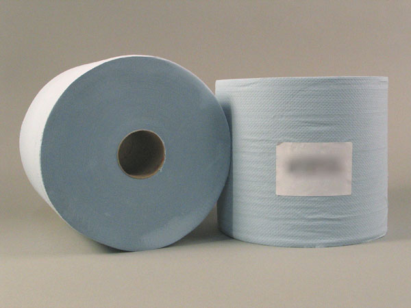 Blue 300 industrial roll 300mx23cm bleu gauffré, set/2pcs