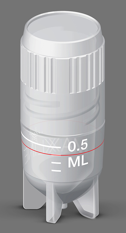 Cryotube Redline 0,5ml, pour 10x10 cryobox, stérile, gradué, zone d'écriture, sans Rnase-Dnase, economique