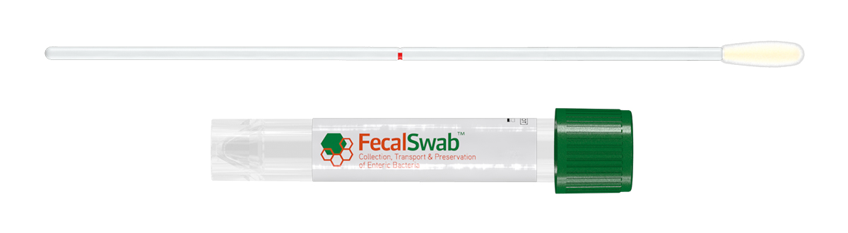 LBM buis 12x80mm 2ml cary blair fecal swab, peel pack, automation, Copan