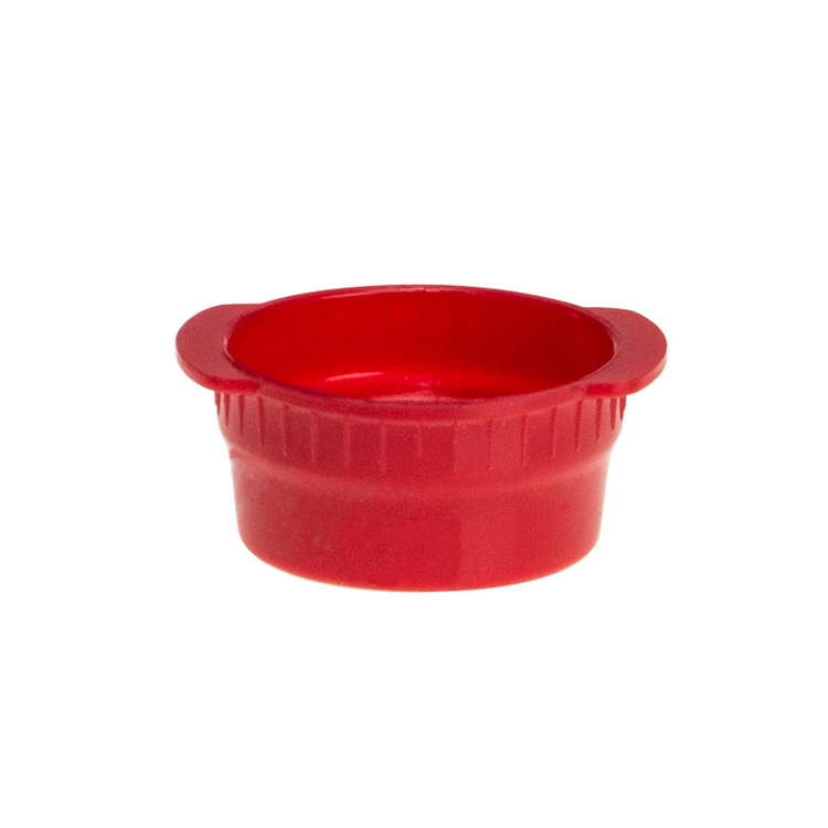 Overliggende drukstop, diameter 16mm Vacucap rood, Simport